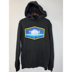 TRAPSTAR Men's L Black  Hoodie Black “It’s a Secret” Logo Y2K